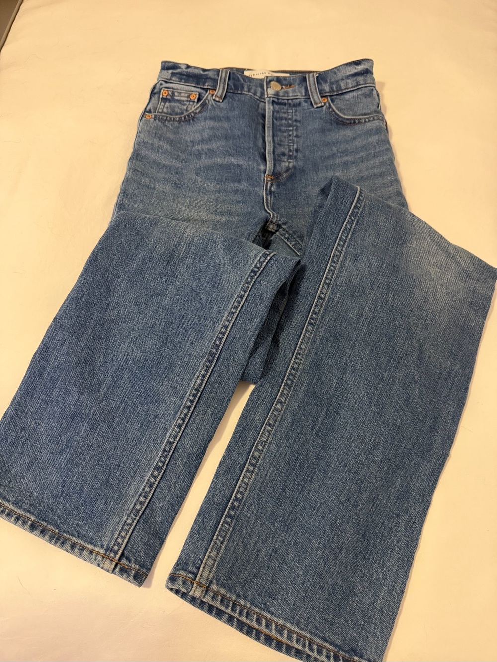 Denim Forum The Arlo Hi-Rise Straight Jean